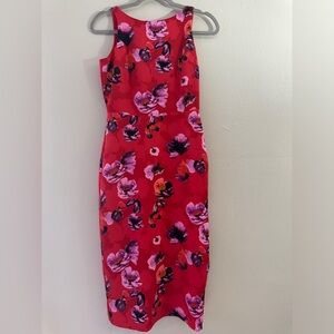 Banana Republic red floral dress